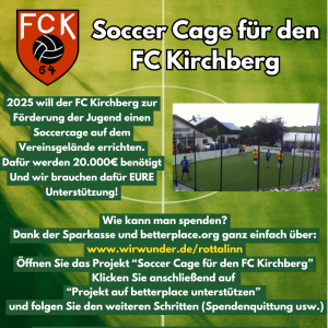 Mehr über den Artikel erfahren Crowdfunding für Soccer Cage gestartet